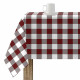 Stain-proof tablecloth Belum Cuadros Maroon 300 x 140 cm