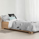Nordic cover Looney Tunes Looney BN White black 260 x 240 cm
