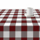 Stain-proof tablecloth Belum Cuadros Maroon 200 x 140 cm Frames