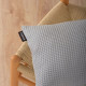Cushion cover Belum Waffle Grey 50 x 50 cm