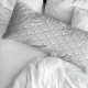 Funda de almohada Decolores Nashik Gris 45 x 110 cm