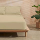 Fitted bottom sheet Decolores Liso Taupe 160 x 200 cm Smooth