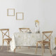 Stain-proof resined tablecloth Belum Texture Gold 140 x 140 cm