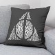 Cushion cover Harry Potter Dealthy Hallows Black 50 x 50 cm