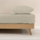 Fitted bottom sheet Decolores Liso Brown 180 x 200 cm