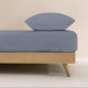Fitted bottom sheet Decolores Liso Blue 140 x 200 cm