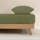 Fitted bottom sheet Decolores Liso Green 140 x 200 cm