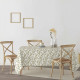 Stain-proof resined tablecloth Belum Tree Gold 140 x 140 cm