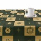 Stain-proof resined tablecloth Harry Potter Slytherin 250 x 140 cm