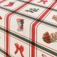Stain-proof resined tablecloth Belum Scottish Christmas 300 x 140 cm