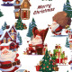 Stain-proof resined tablecloth Belum Papa Noel 250 x 140 cm