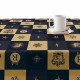 Stain-proof resined tablecloth Harry Potter Ravenclaw Christmas 300 x 140 cm