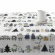 Stain-proof resined tablecloth Belum Noel 300 x 140 cm