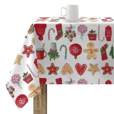 Stain-proof resined tablecloth Belum Merry Christmas 250 x 140 cm