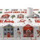 Stain-proof resined tablecloth Belum Merry Christmas 200 x 140 cm