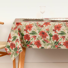 Stain-proof resined tablecloth Belum Merry Christmas 300 x 140 cm