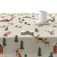 Stain-proof resined tablecloth Belum Merry Christmas 140 x 140 cm