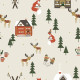 Stain-proof resined tablecloth Belum Merry Christmas 300 x 140 cm