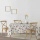 Stain-proof resined tablecloth Belum Merry Christmas 140 x 140 cm