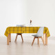 Stain-proof resined tablecloth Harry Potter Hufflepuff 250 x 140 cm