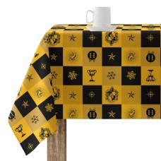 Stain-proof resined tablecloth Harry Potter Hufflepuff 250 x 140 cm