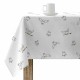 Stain-proof resined tablecloth Harry Potter Hedwig 300 x 140 cm