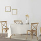 Stain-proof resined tablecloth Belum Dots Gold 140 x 140 cm
