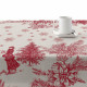 Mantel resinado antimanchas Belum Christmas Toile 100 x 140 cm