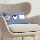 Cushion cover Kids&Cotton Tabor C Blue 30 x 50 cm