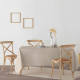 Stain-proof tablecloth Belum Liso 100 x 200 cm Linen