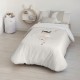 Funda Nórdica Kids&Cotton Chay Beige 175 Hilos 180 x 220 cm