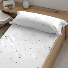 Sábana Bajera Ajustable Kids&Cotton Tabor Multicolor Cama de 90 90 x 200 cm