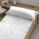 Sábana Bajera Ajustable Kids&Cotton Tabor Multicolor Cama de 90 90 x 200 cm