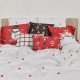 Funda Nórdica Muaré Laponia Blanco 260 x 240 cm Cama de 180