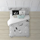 Funda Nórdica Looney Tunes Looney BN Blanco black 140 x 200 cm