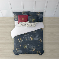 Funda Nórdica Harry Potter Gold Multicolor Cama de 105 180 x 220 cm