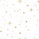 Stain-proof resined tablecloth Belum Christmas White Golden 250 x 150 cm