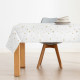 Stain-proof resined tablecloth Belum Christmas White Golden 250 x 150 cm