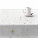 Stain-proof resined tablecloth Belum Christmas White Golden 250 x 150 cm