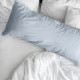 Funda de almohada Kids&Cotton Farid Blue 45 x 110 cm