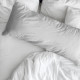 Funda de almohada Kids&Cotton Kanu Gris 45 x 125 cm