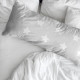 Funda de almohada Kids&Cotton Runar Gris 45 x 125 cm