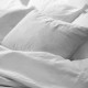 Funda de almohada Kids&Cotton Kanu Gris 30 x 50 cm