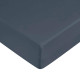 Fitted bottom sheet Decolores Liso Navy Blue 140 x 200 cm