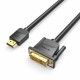 Adaptador DVI a HDMI Vention ABFBI Negro 3 m