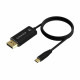 Adaptador USB-C a DisplayPort Aisens A109-0686 Negro 80 cm