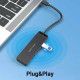 Hub USB Vention TGTBB Negro