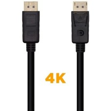 DisplayPort Cable Aisens A124-0548 Black 50 cm