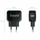 Wall Charger TooQ TQWC-1S01 Black 12 W