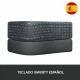 Keyboard Logitech 920-010105 Black Grey Graphite Spanish Qwerty